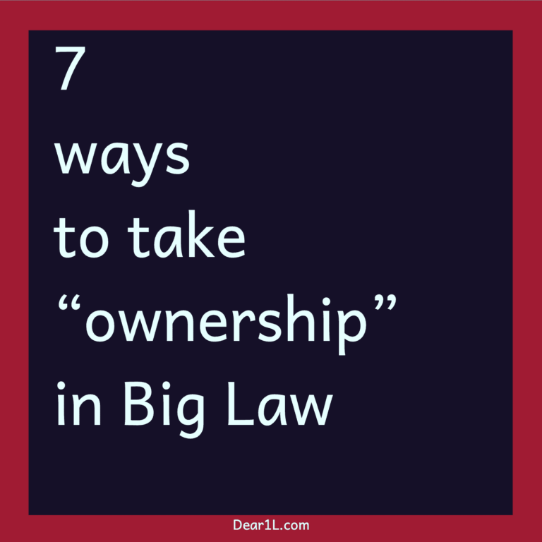 7 Ways to Take Ownership in Big-Law PDF carousel image