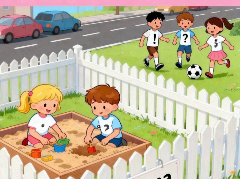 children in a sandbox